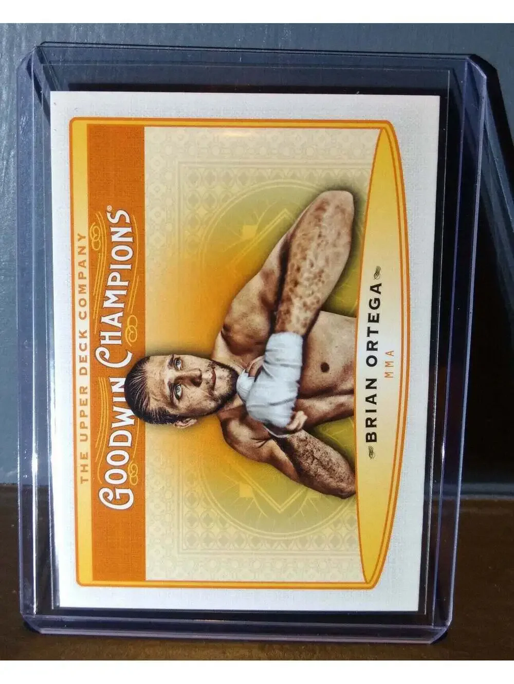 2019 Upper Deck Goodwin Champions Brian Ortega #58 Mixed Martial Arts Card